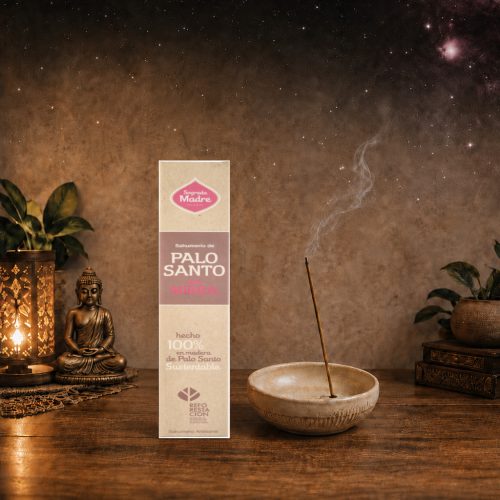 Palo Santo con Mirra (Mirhával) Sagrada Madre Incense Sustainable  	